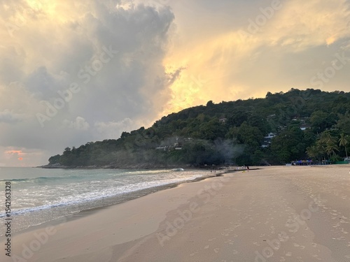 Karon Beach After Rain in the Evening – Phuket, Thailand