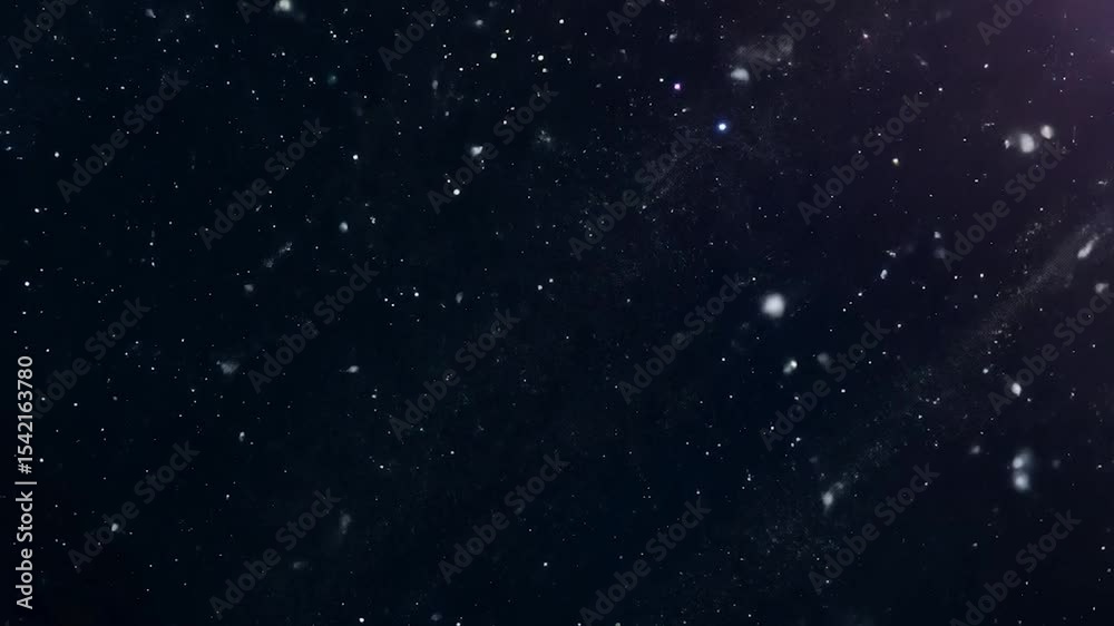 Cosmic night sky