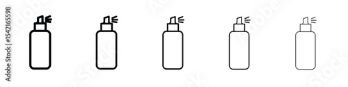 Spray can icon Symbol concept for web design.simple line vector icon. logo illustration.