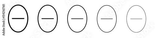Theta icon Symbol concept for web design.simple line vector icon. logo illustration.