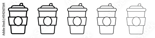 Togo Cup icon Symbol concept for web design.simple line vector icon. logo illustration.