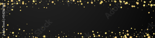 Magic stars vector overlay.  Gold stars scattered