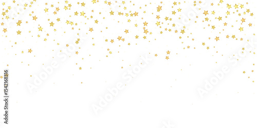 Magic stars vector overlay.  Gold stars scattered