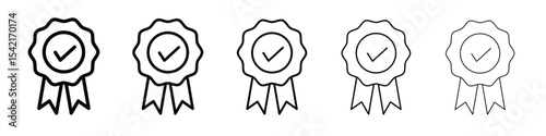 Warranty icon Symbol concept for web design.simple line vector icon. logo illustration.