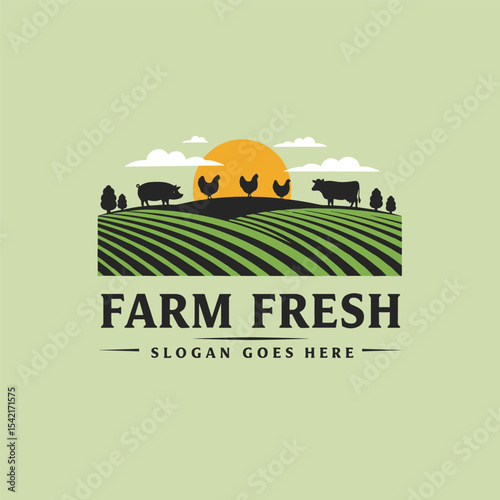 cattle, cow, angus, beef, dairy farm logo inspiration. livestock or farm design template. vector illustration vintage retro,emblem,sign,symbol