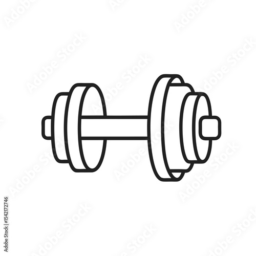 Strength Training, Gym & Fitness Symbol