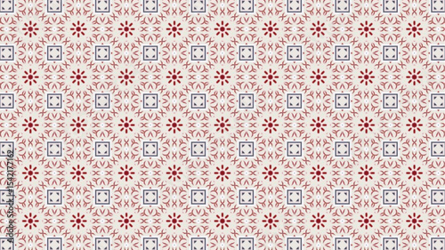Abstract and geometric Seamless Pattern design suitable for fabric or wrapping paper.