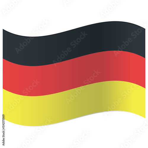 germany flag vector isloated on a white background