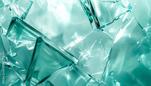 ソフトターコイズカラーの上品なガラステクスチャ、透け感と光の反射が美しい高級感のある背景素材
Elegant Glass Texture in Soft Turquoise – Translucent and Reflective Surface for Luxury Backgrounds
