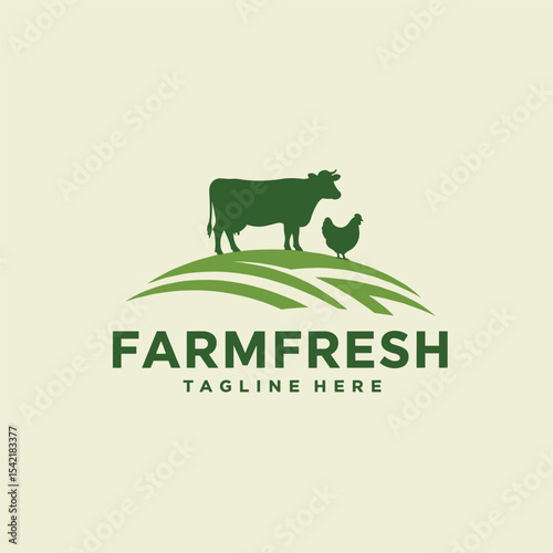 cattle, cow, angus, beef, dairy farm logo inspiration. livestock or farm design template. vector illustration vintage retro,emblem,sign,symbol