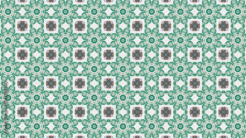 Abstract and geometric Seamless Pattern design suitable for fabric or wrapping paper.