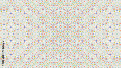 Modern and trendy Seamless Pattern design suitable for fabric or wrapping paper.