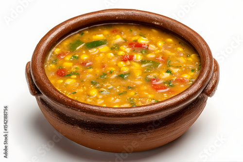 Argentine Locro Stew in Traditional Clay Pot