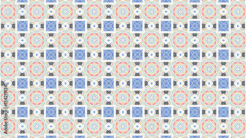 Modern and trendy Seamless Pattern design suitable for fabric or wrapping paper.