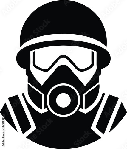 Army Mask Icon Style