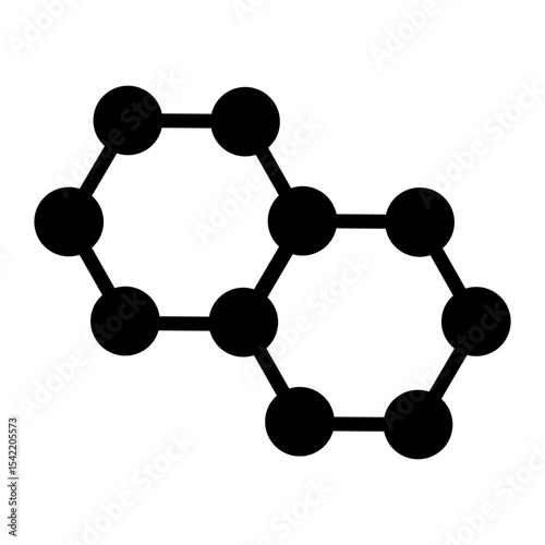 Moleculae structure icon vector. Atom structure illustration sign. molecule symbol. atom web icon. Physics logo design.