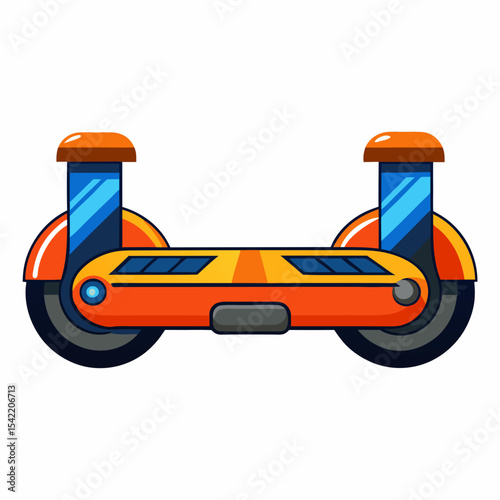 vector illustration of a cartoon car