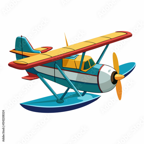 vector illustration of airplane