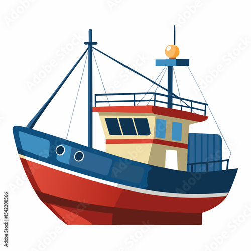 ship in the sea