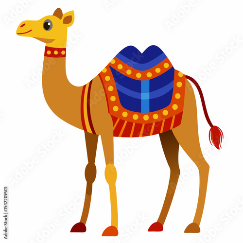camel in the desert