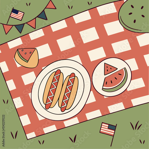 Picnic Vector Illustration