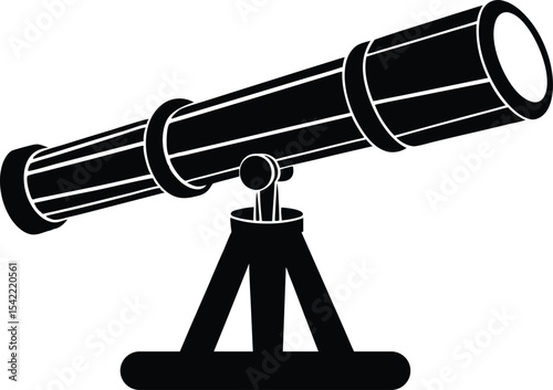 telescope vector illustration