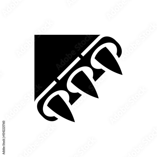 missile icon illustration, war, weapon icon