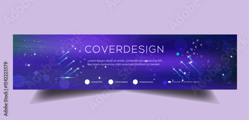 youtube channel art cover, social media banner