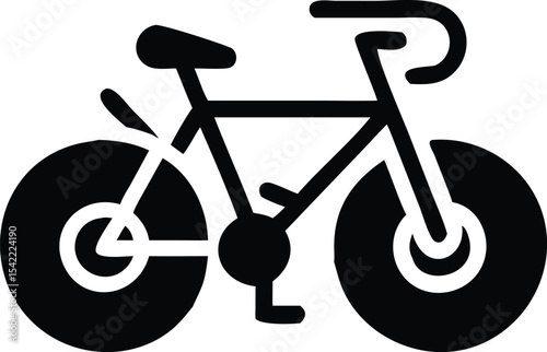 Bicycle icon. bicycle path icon