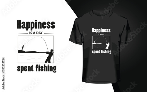 Fishing T shirt design templet print