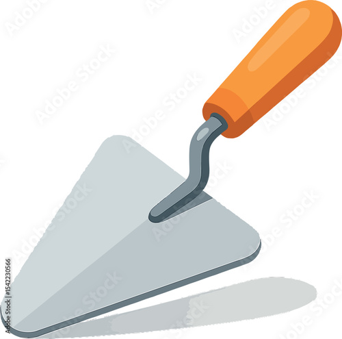 Tool used for masonry work displayed on a clean background with a focus on its design and functionality