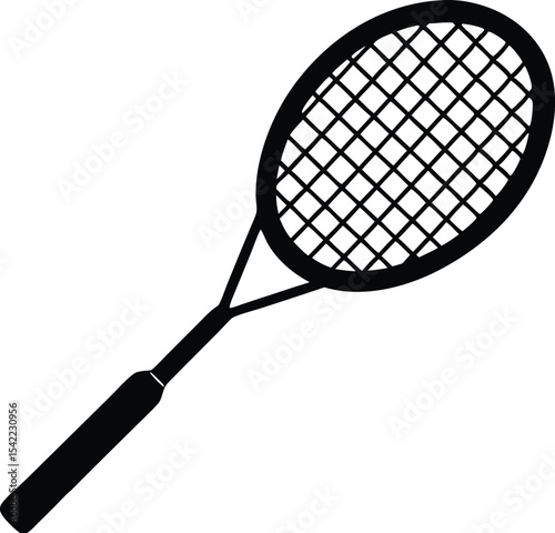badminton bat silhouette  vector,badminton bat icon