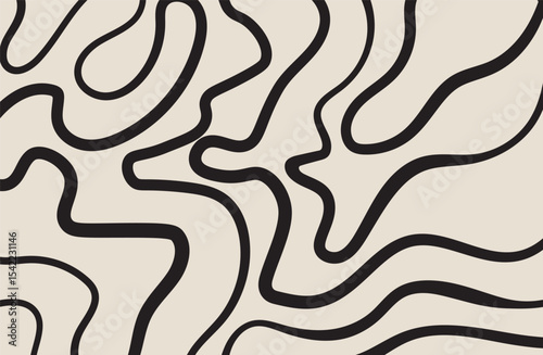 A triptych of abstract art featuring bold black brushstrokes on a white background. The artwork is divided into three vertical panels, creating a modern and stylish piece suitable for various interior