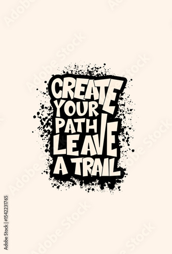 Positive Mindset Quote Vector – Trendy Typography for Apparel and Prints
