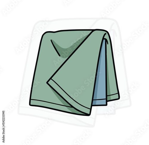 Bartenders Towel Vector Art, clean bar essential
