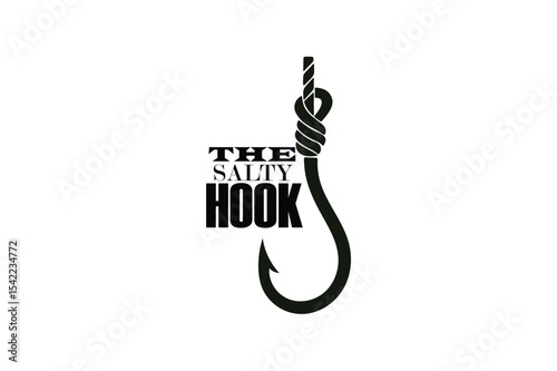The Salty Hook silhouette.