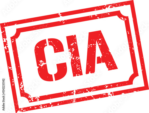 CIA grunge stamp