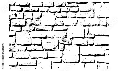 grunge stone wall, stone all illustration