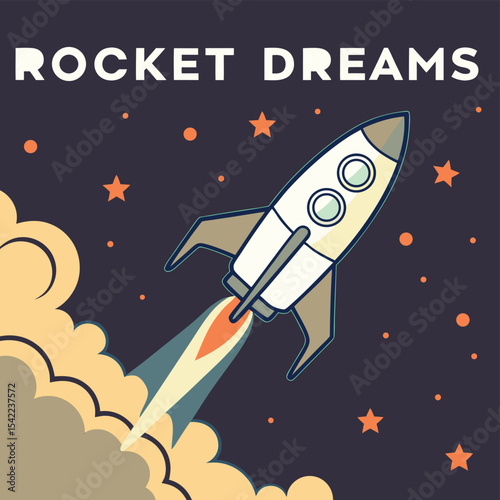 rocket in space