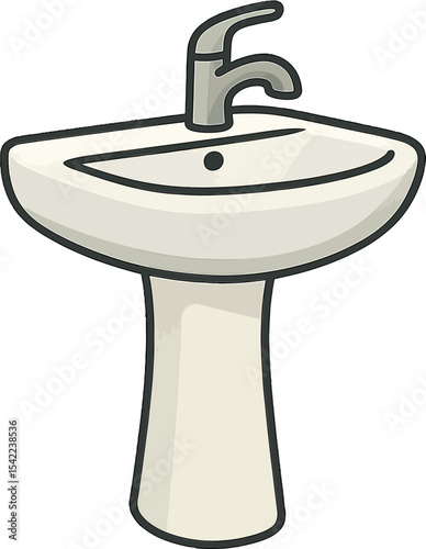 Elegant bathroom sink design in modern style with sleek faucet for a refined look