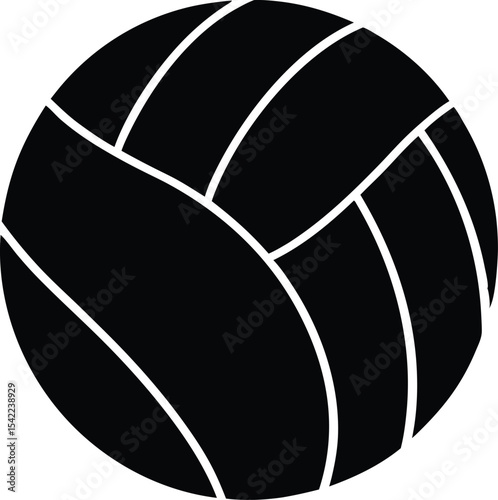Volleyball simple silhouette  vector,Volleyball icon
