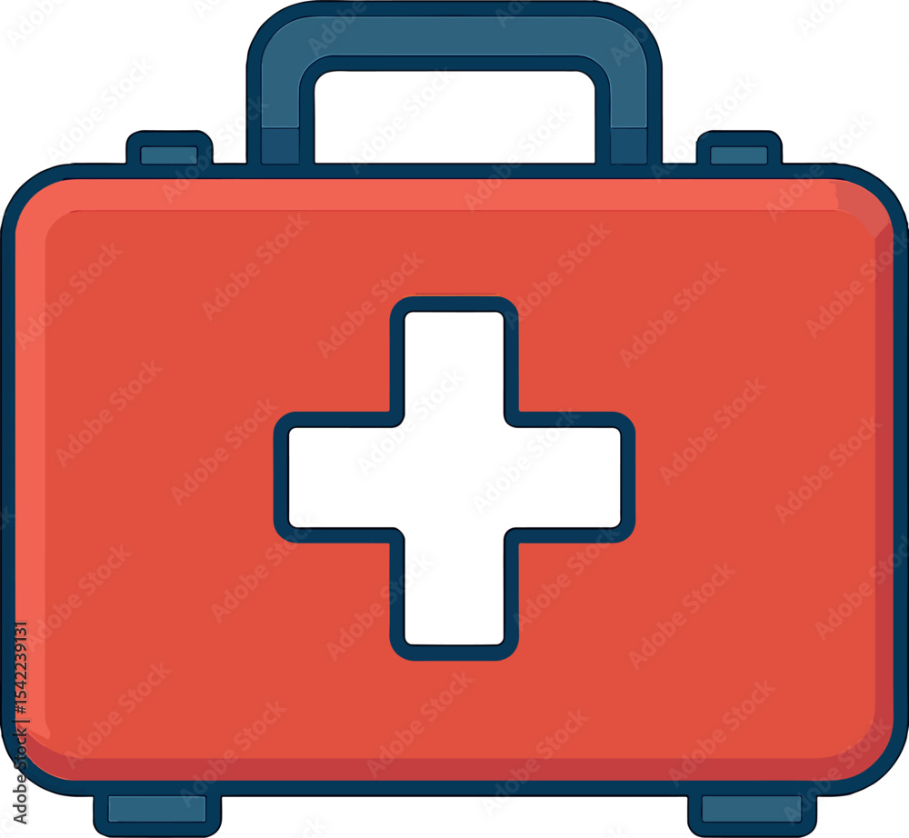 Obraz premium First aid kit designed for emergencies and medical situations at home, office, or outdoors