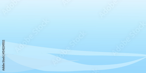 Abstract white wavy glowing lines on a blue background. Futuristic digital high-technology pattern modern
