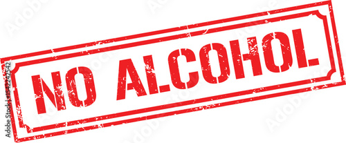 Grunge stamp no alcohol