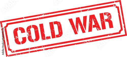 Grunge stamp cold war
