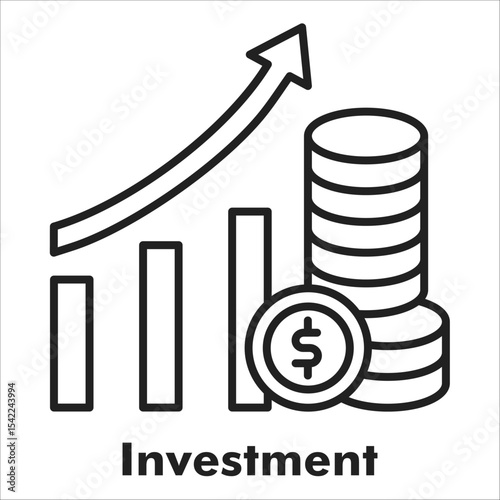 Investment Outline Icon