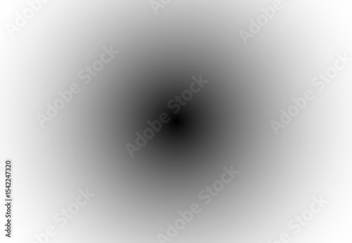 A monochrome radial blur effect creating a black and white gradient background.