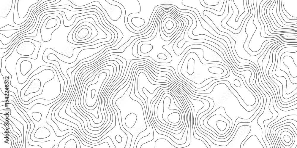 Fototapeta premium Abstract line of the topographic map. Topographic map lines, contour background. Geographic abstract grid. 