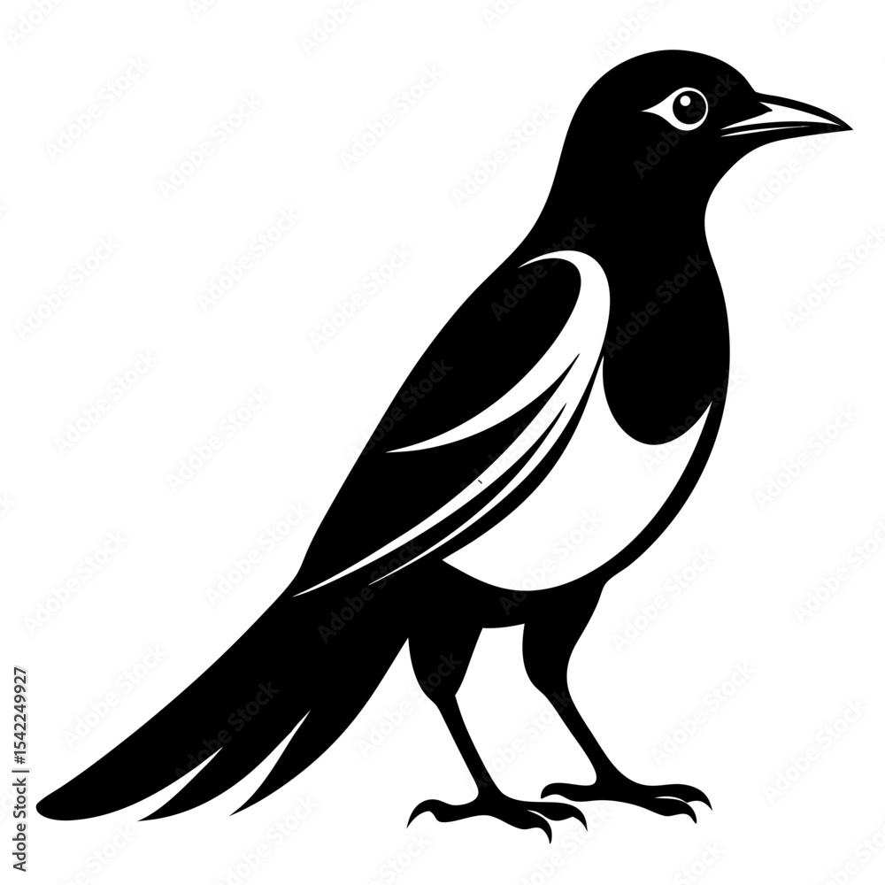 Obraz premium bird vector illustration