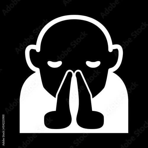 Person with Folded Hands